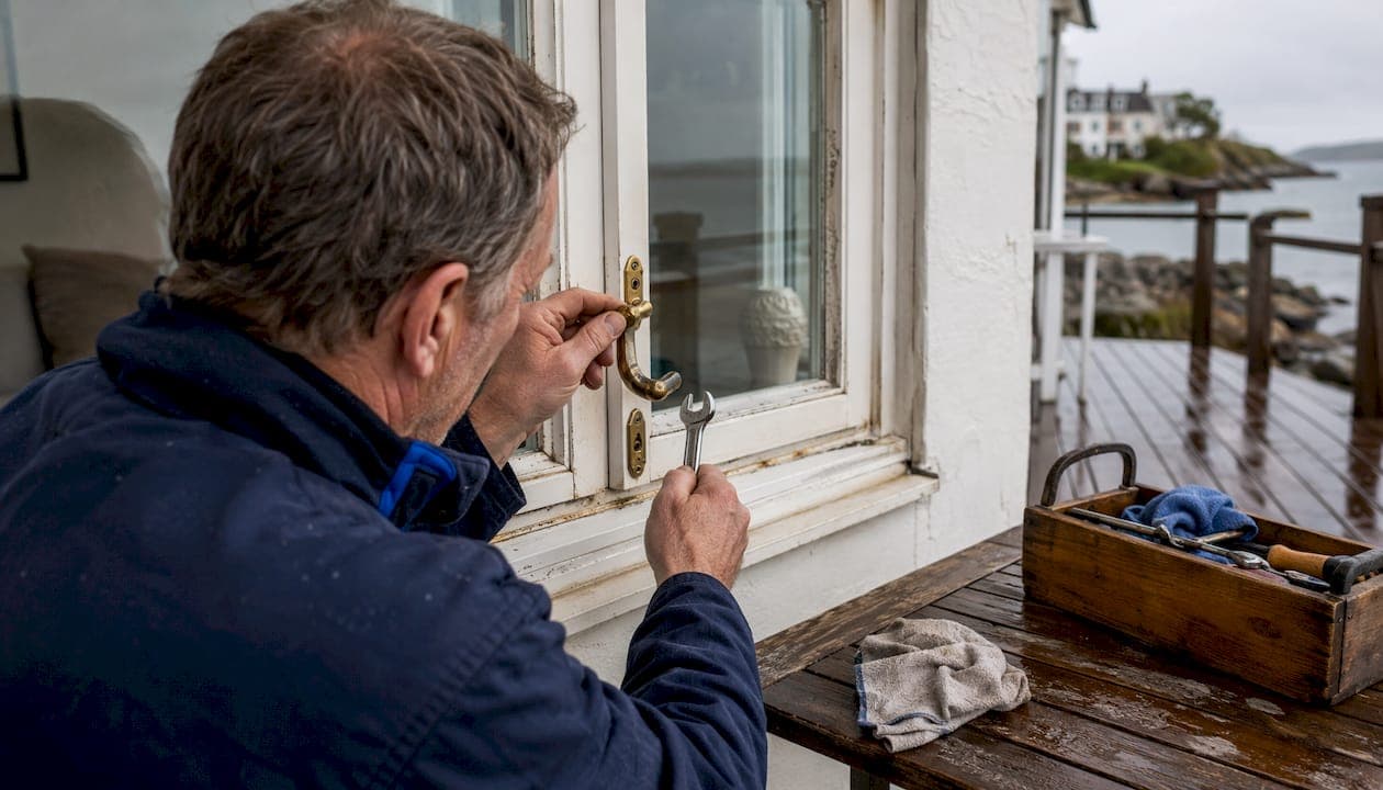 Choosing window hardware for UK climate conditions
