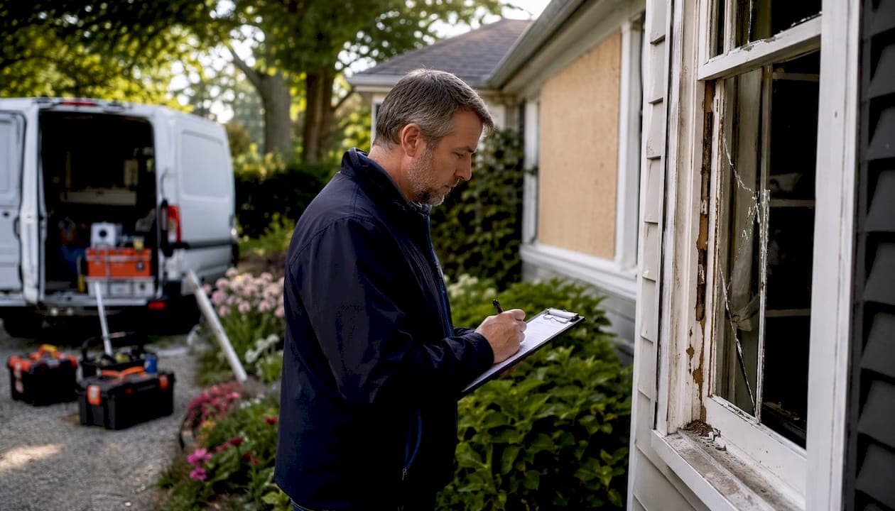 How to handle urgent window replacement on-site